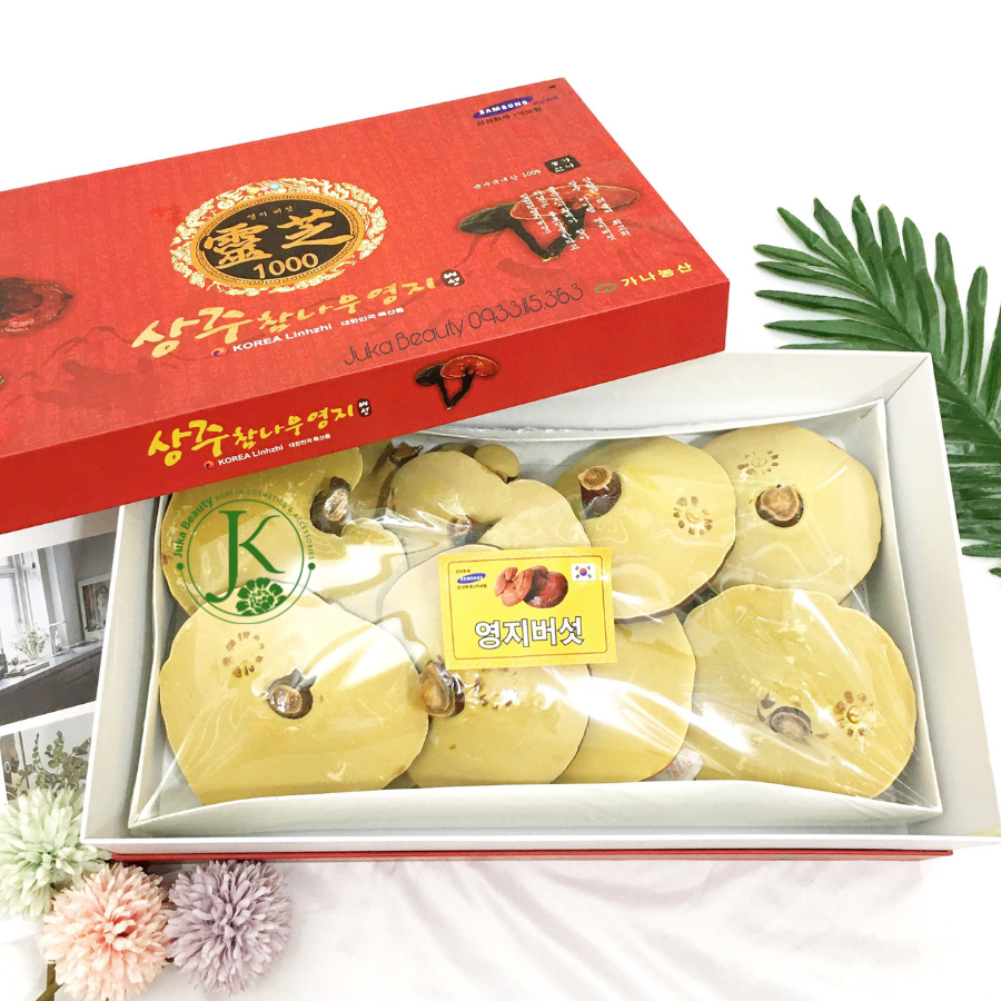 Nấm Linh Chi tai to Korean Linhzhi tăng cường sức khỏe gói hộp giấy (1kg)
