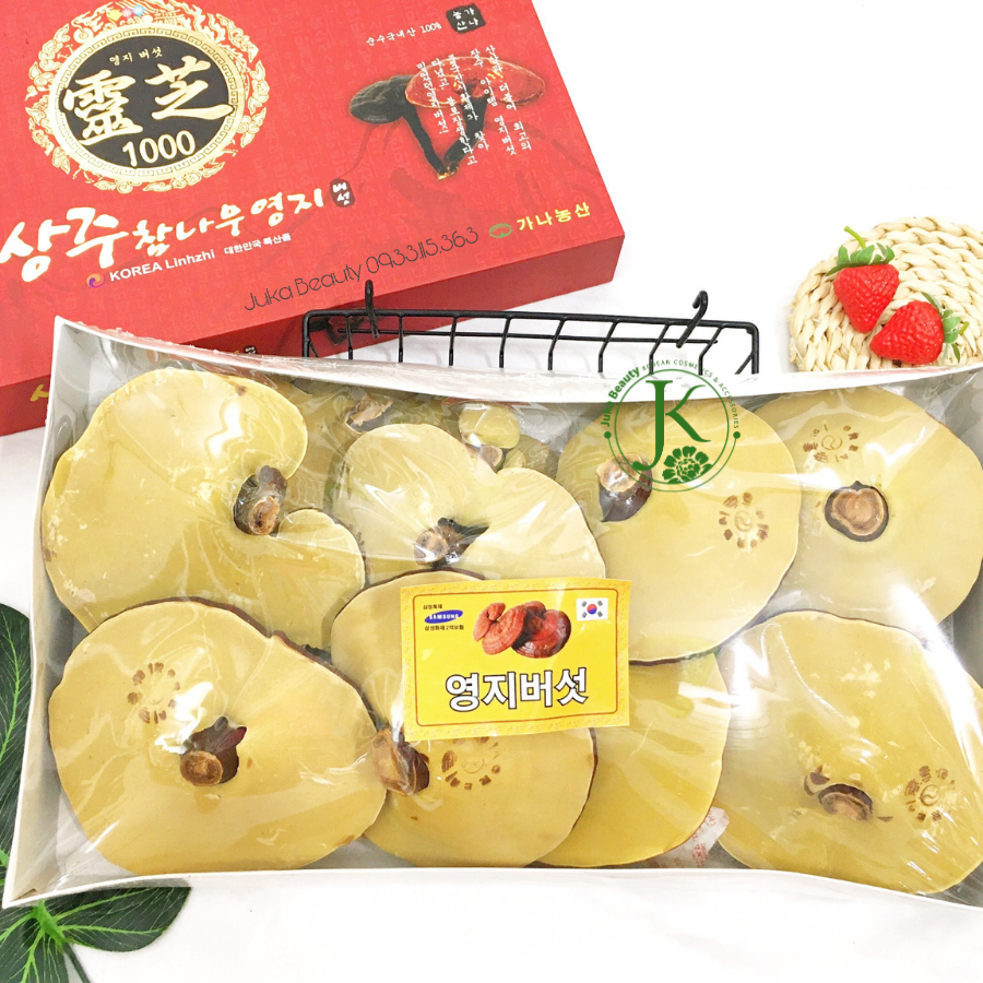 Nấm Linh Chi tai to Korean Linhzhi tăng cường sức khỏe gói hộp giấy (1kg)