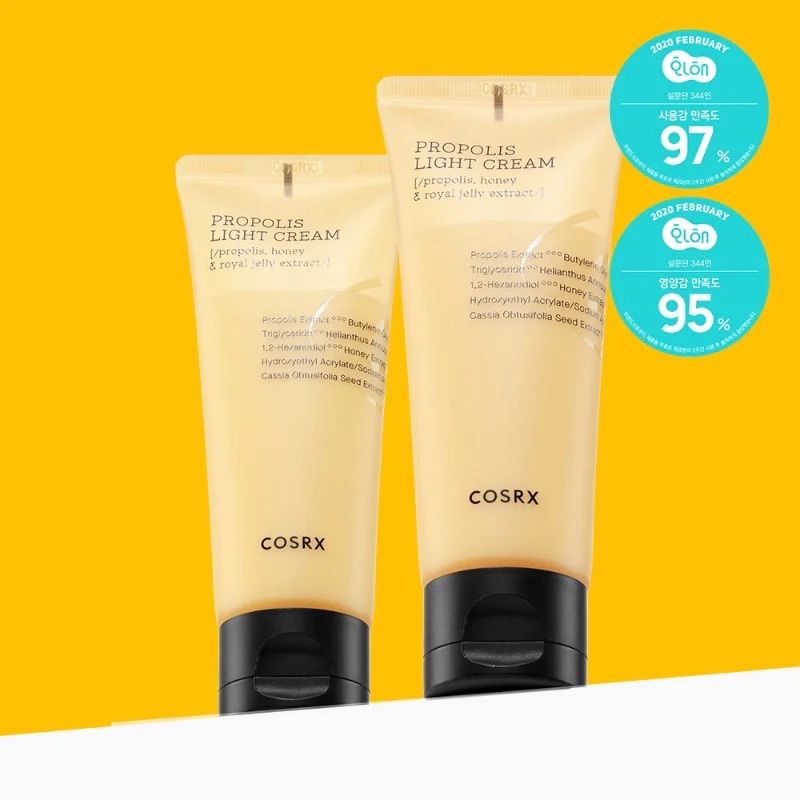 Kem Dưỡng ẩm, Sáng Da Keo Ong Cosrx Propolis Light Cream 65ml