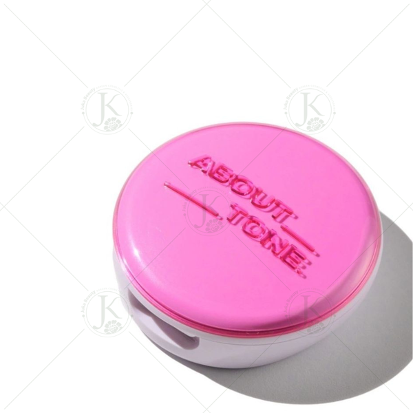 Phấn Phủ Nén Có Nhũ Kiềm Dầu About Tone Glow Powder Pact 8g (Hồng)