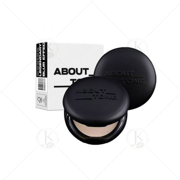  Phấn phủ Kiềm Dầu Nâng Tone Da About Tone Blur Powder Pact 9g (Đen) 