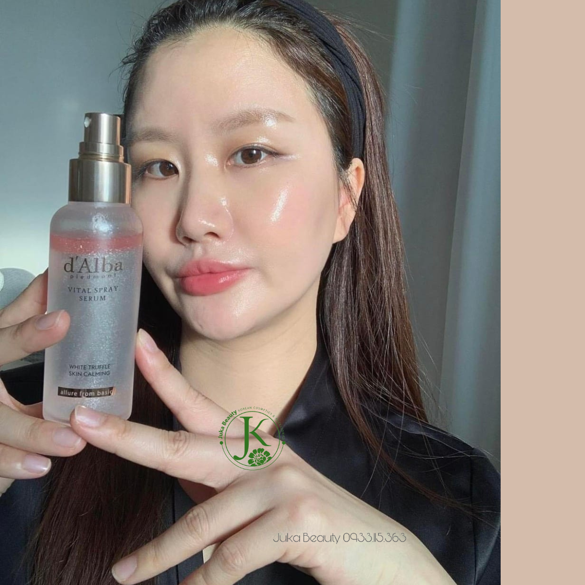 Xịt Khoáng Dưỡng Sáng Da, Chống Lão Hóa d'Alba White Truffle Vital Spray Serum 100ml (Hồng)