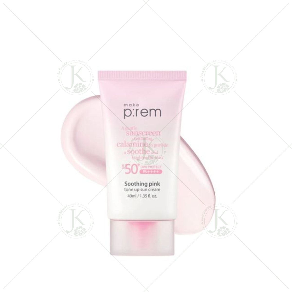 Kem Chống Nắng Nâng Tone Trắng Hồng Make P:rem Soothing Pink Tone Up Sun Cream SPF50+ PA++++ 50ml (HỒNG)