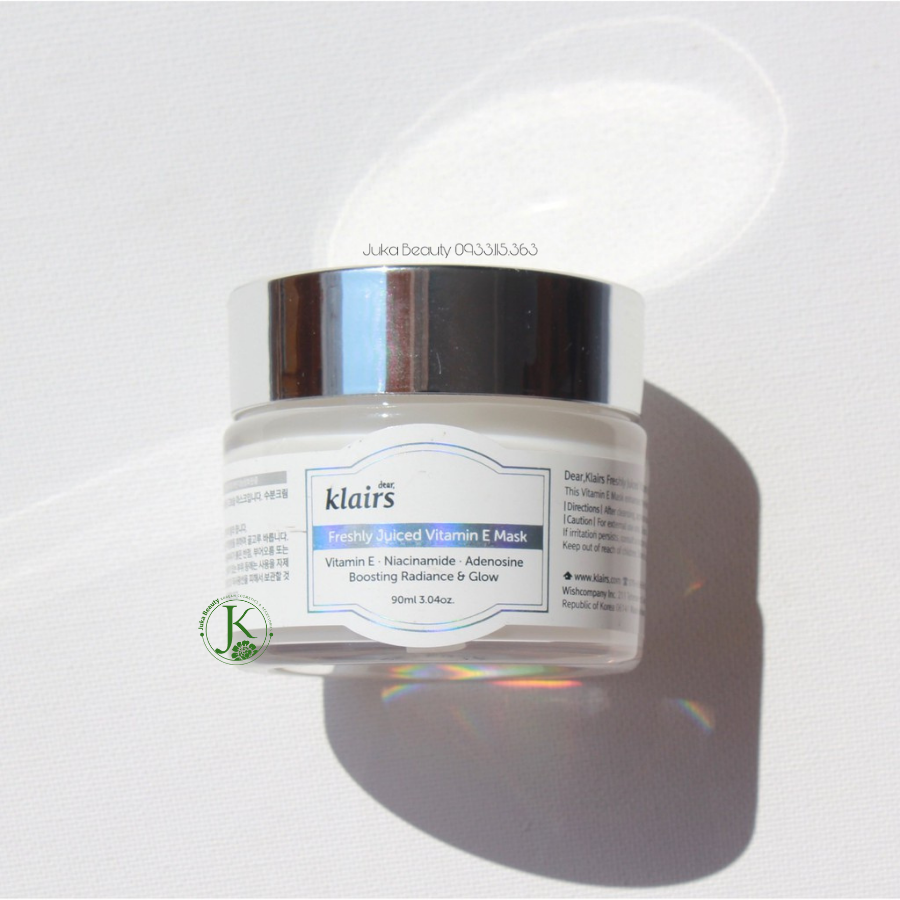 Mặt nạ ngủ dưỡng ẩm, sáng da Klairs Freshly Juiced Vitamin E Mask 90ml