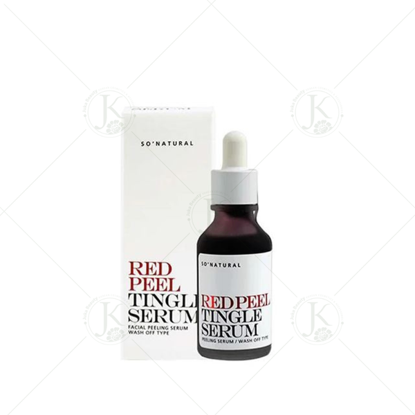 Tinh Chất Tẩy Da Chết Hóa Học So’Natural Red Peel Tingle Serum 35ML SKU:8809263875606