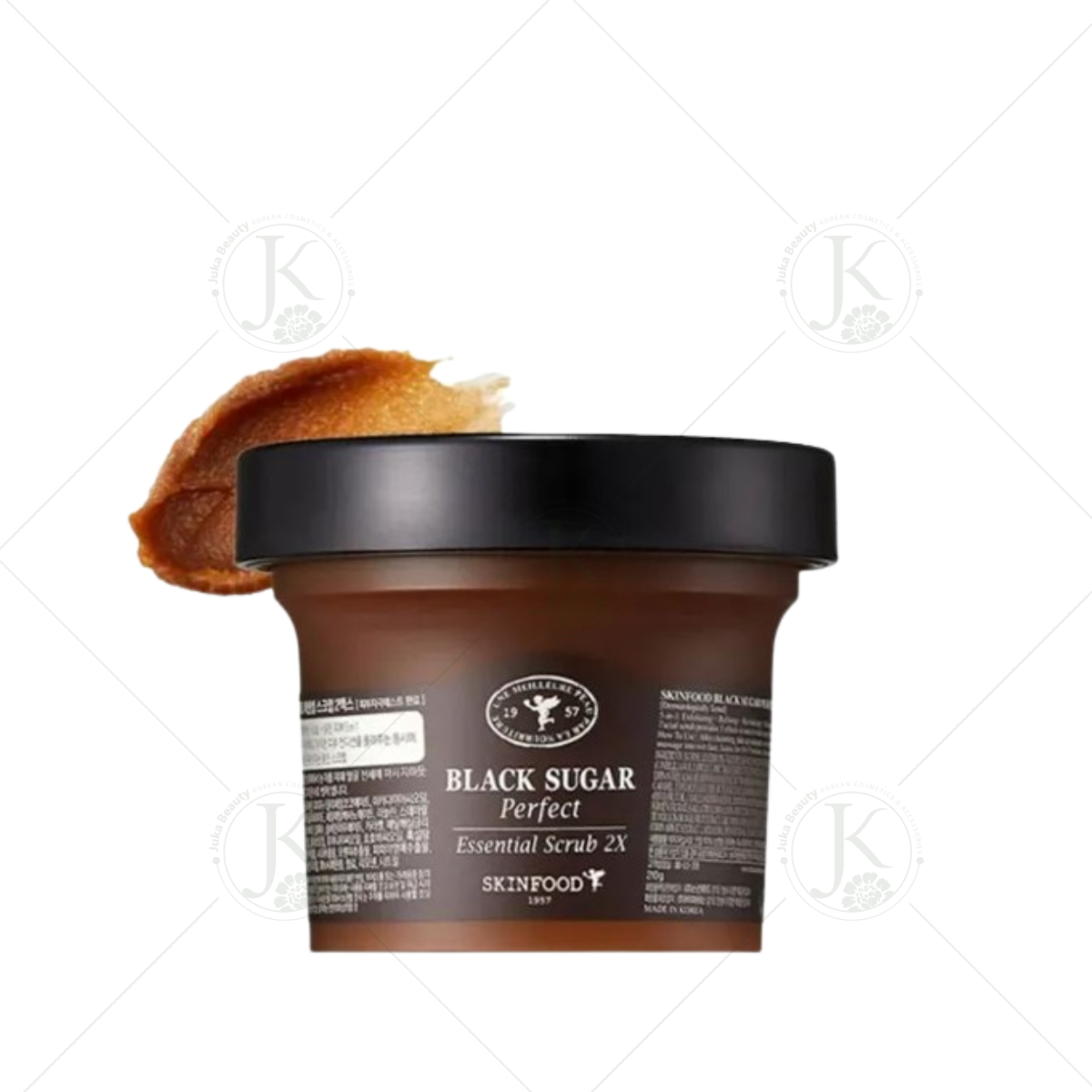 Tẩy Da Chết Đường Đen Skinfood Black Sugar Perfect Essential Scrub 2X 100g