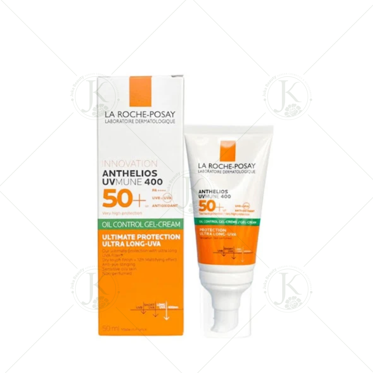 Kem Chống Nắng Kiềm Dầu La Roche-Posay Anthelios UVmune 400 Oil Control Gel Cream SPF50+ 50ml