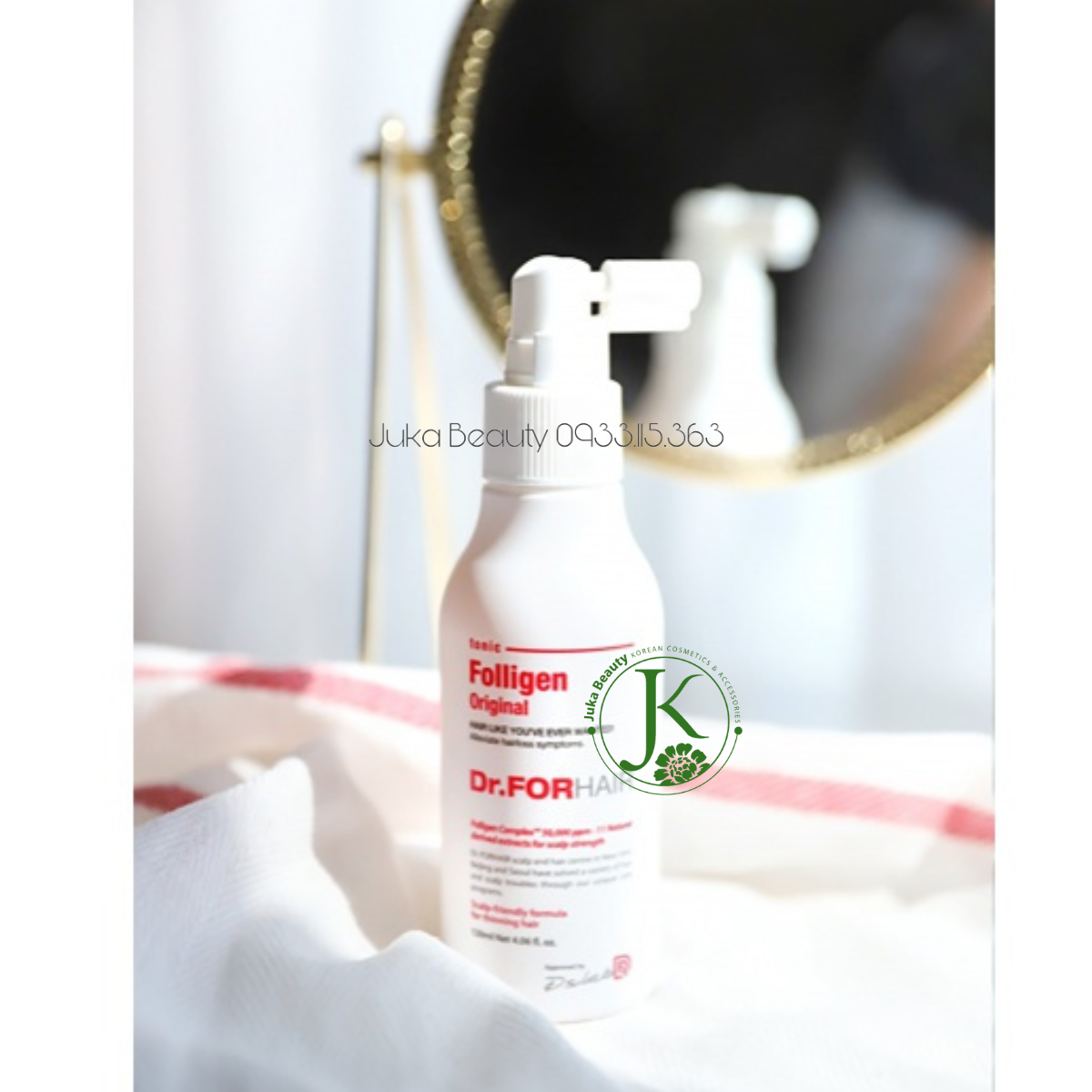 Xịt Hỗ Trợ Mọc Tóc, Dưỡng Tóc Mềm Mượt DR.FORHAIR Folligen Tonic Original 120ml
