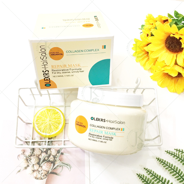 Kem Hấp Ủ Tóc Phục Hồi Olexrs Collagen Complex Repair Mask 500ml