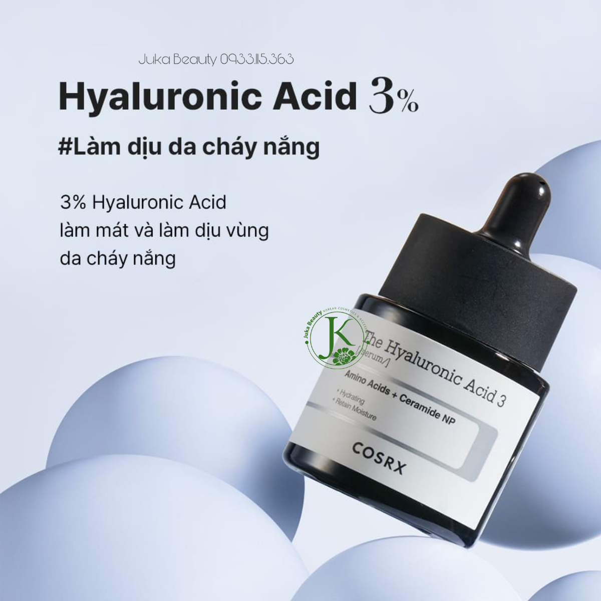 Tinh Chất Dưỡng ẩm Cosrx The Hyaluronic Acid 3 Serum 20ml
