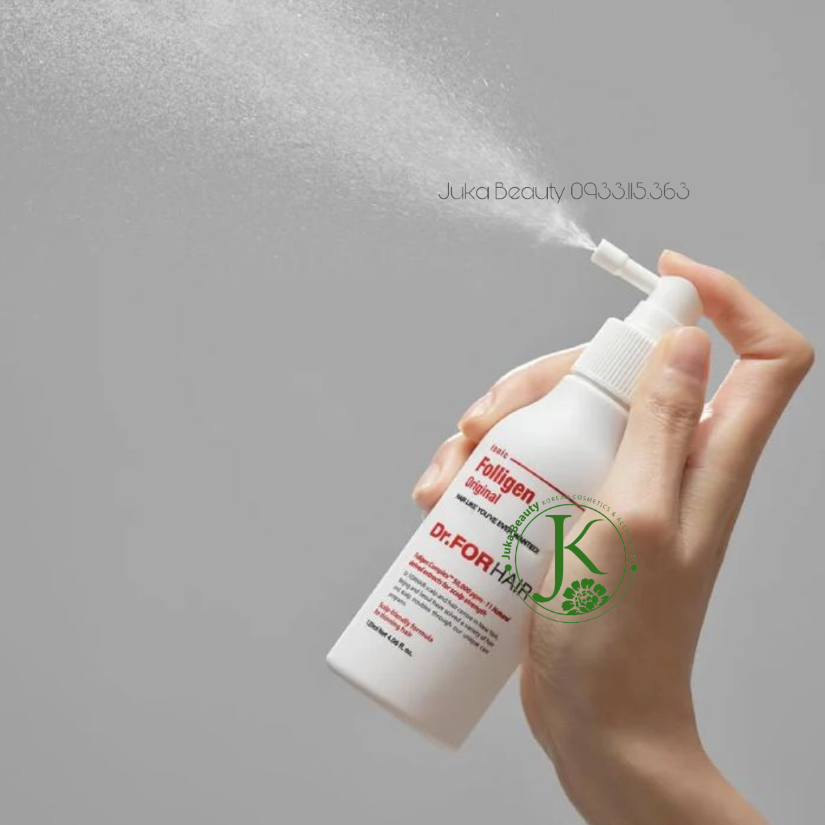 Xịt Hỗ Trợ Mọc Tóc, Dưỡng Tóc Mềm Mượt DR.FORHAIR Folligen Tonic Original 120ml
