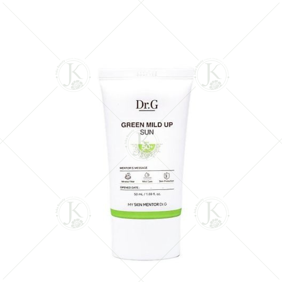 Kem Chống Nắng Hỗ Trợ Giảm Mụn Dành Cho Da Nhạy Cảm Dr.G Green Mild Up Sun+ SPF 50+/ PA++++ 50ml (XANH LÁ)