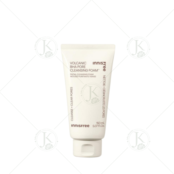 (NEW) Sữa Rửa Mặt Sạch Sâu Lỗ Chân Lông Innisfree Volcanic BHA Pore Cleansing Foam 150g SKU:8809843690414