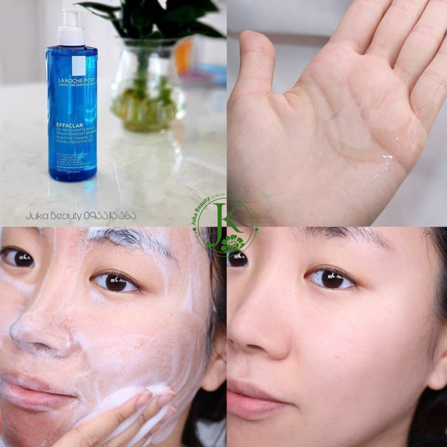 Sữa Rửa Mặt Dạng Gel Cho Da Dầu Mụn La Roche-Posay Effaclar Gel Moussant 400ml