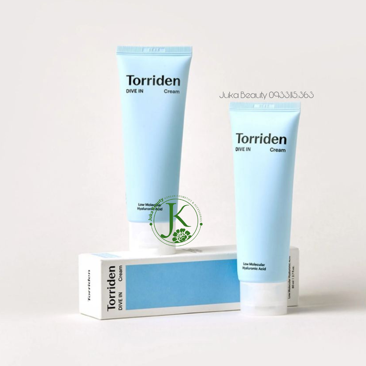 Kem Dưỡng ẩm Dành Cho Da Khô Torriden Dive In Low Molecular Hyaluronic Acid Cream 80ml