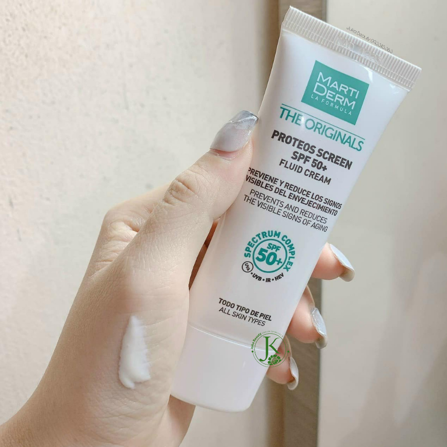 Kem Chống Nắng Phổ Rộng Ngừa Lão Hóa MartiDerm The Originals Proteos Screen SPF50+ Fluid Cream 40ml