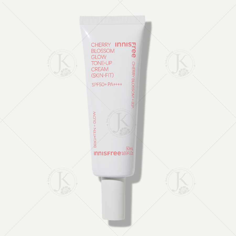 Kem Dưỡng Trắng Da Innisfree Jeju Cherry Blossom Skin Fit Tone Up Cream SPF50+/ PA++++ 50ml (Mẫu mới)