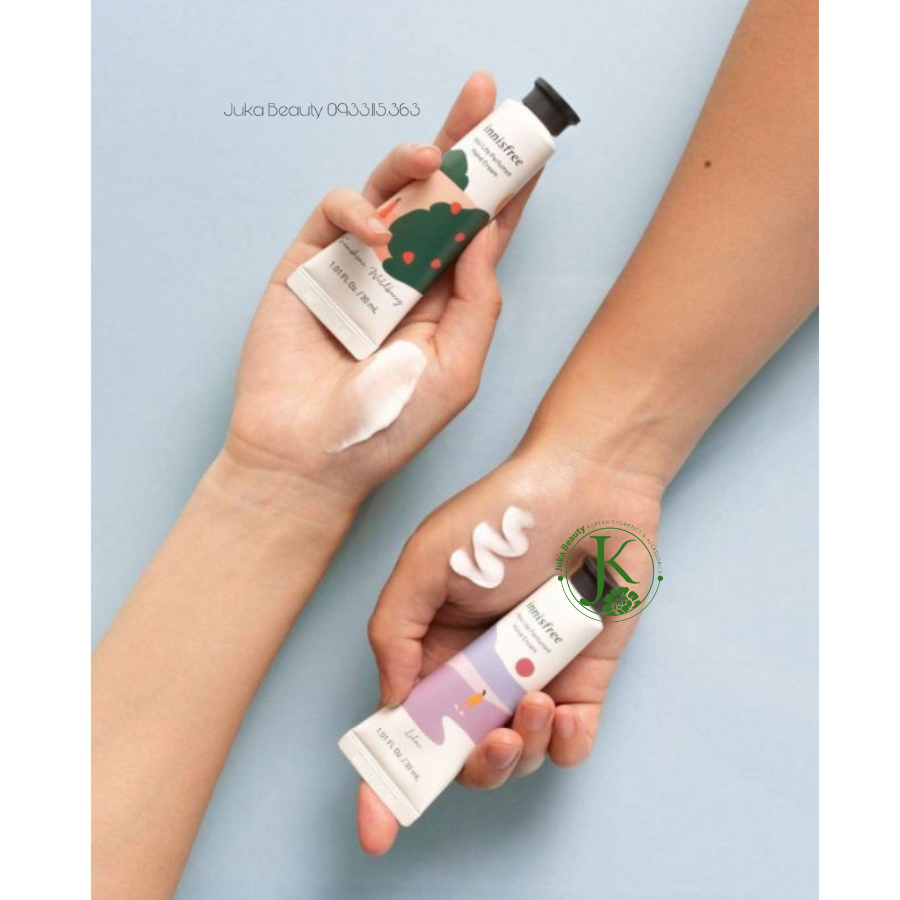  [MẪU MỚI] Kem Dưỡng Mềm Da Tay Innisfree Jeju Life Perfumed Hand Cream 30mL 