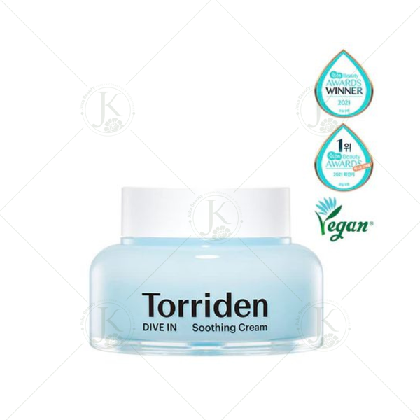 Kem Dưỡng ẩm Cho Da Dầu Torriden DIVE IN Low Molecule Hyaluronic Acid Soothing Cream 100ml