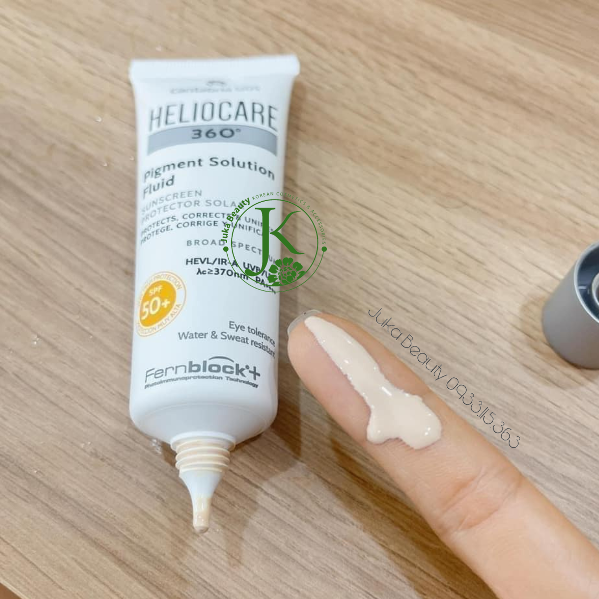 Kem Chống Nắng Phổ Rộng, Hiệu Chỉnh Màu Da Heliocare Pigment Solution Fluid SPF 50+ 50ml