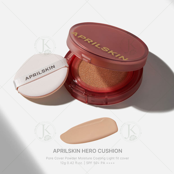 (Kèm lõi) Phấn nước Che Phủ Hoàn Hảo April Skin Hero Cushion 12g
