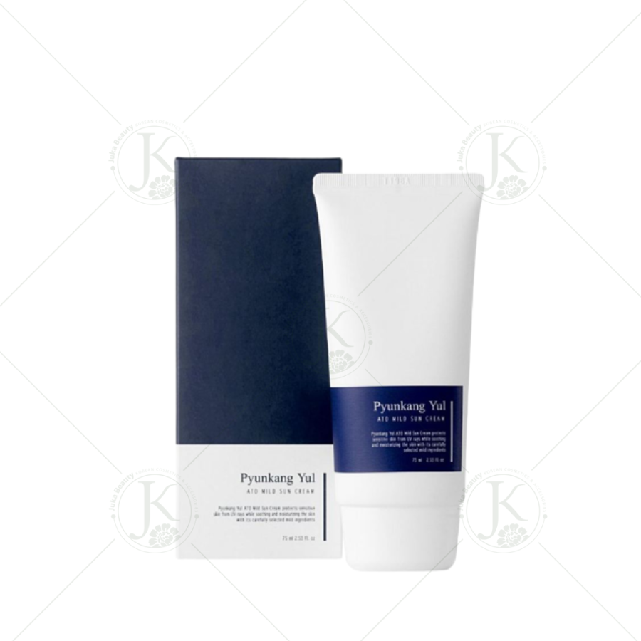 Kem Chống Nắng Phổ Rộng Phục Hồi Cho Da Nhạy Cảm Pyunkang Yul Ato Mild Sun Cream SPF50+ PA++++ 75ml