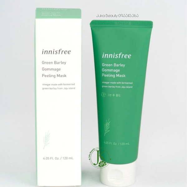  Mặt Nạ Tẩy Tế Bào Chết Sáng Da Mặt Innisfree Green Barley Gommage Peeling Mask 120ml 