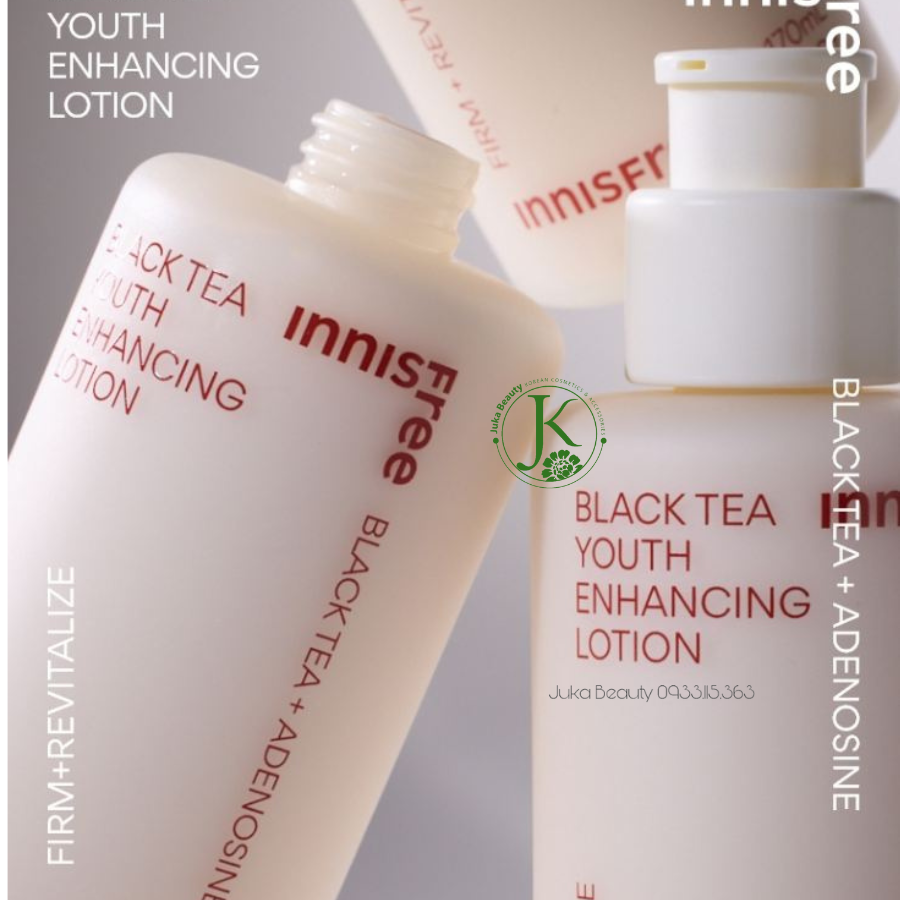 (Mẫu 2023) Sữa Dưỡng Chống Lão Hóa Innisfree Black Tea Youth Enhancing Lotion 170ml