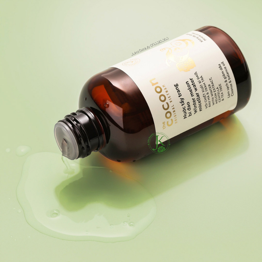 Nước tẩy trang sạch sâu, nhẹ dịu chiết xuất Bí Đao Cocoon Winter Melon Micellar Water