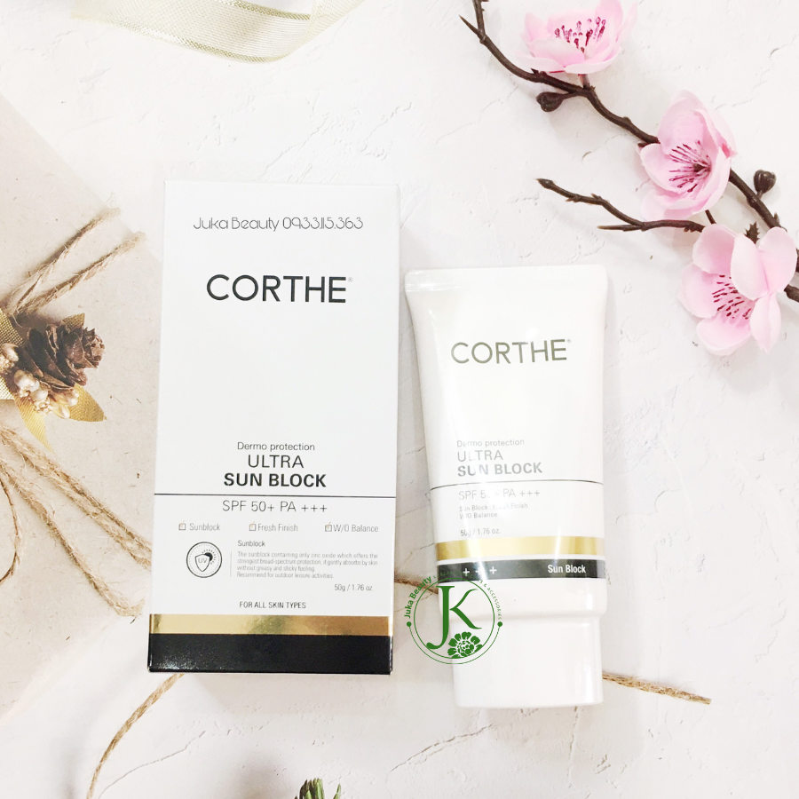 Kem Chống Nắng Kiềm Dầu Corthe Dermo Protection Ultra Sun Block SPF50+ PA+++ 50g