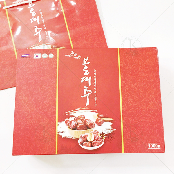 (Mới) Táo Đỏ Sấy Khô Cao Cấp Hàn Quốc JUJUBE 1kg