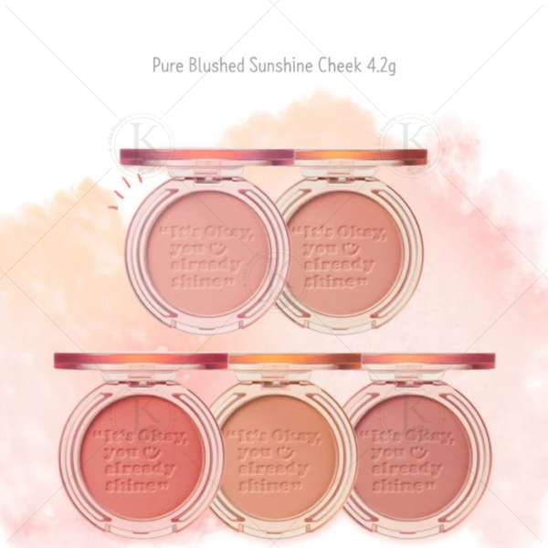  (NEW) Phấn Má Hồng Peripera Pure Blushed Sunshine Cheek 