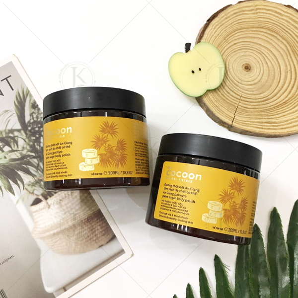 Tẩy Da Chết Toàn Thân Đường Thốt Nốt An Giang Cocoon Palmyra Palm Sugar Body Polish 200ml