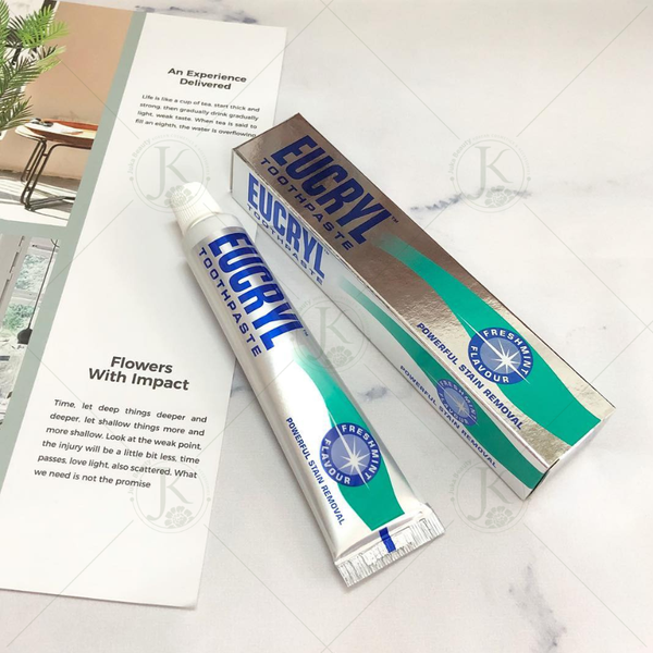  Kem Đánh Răng Làm Trắng Răng Eucryl Toothpaste Freshmint 50g 