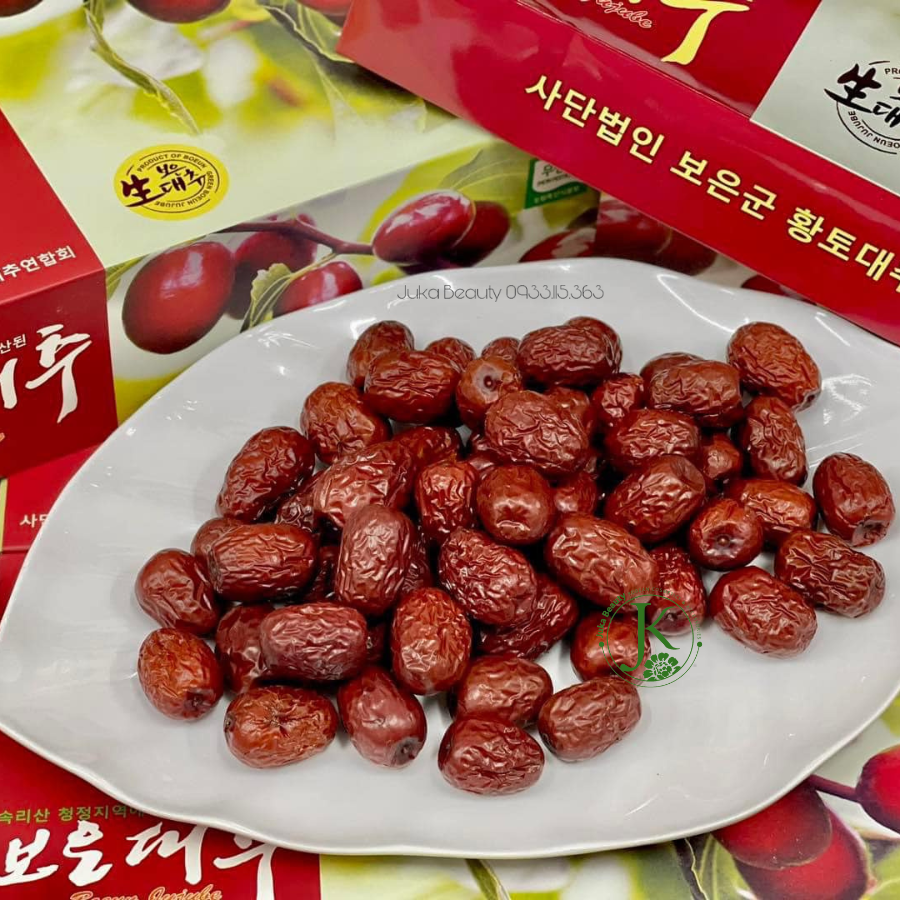 (Mới) Táo Đỏ Sấy Khô Cao Cấp Hàn Quốc JUJUBE 1kg