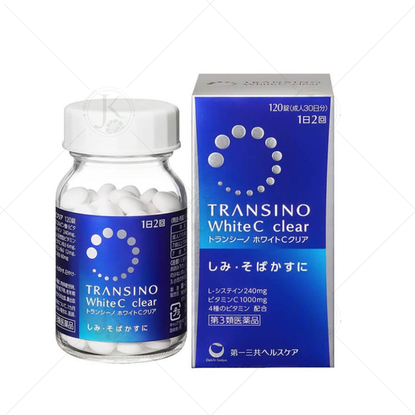 Viên Uống Transino White C Clear Hỗ Trợ Trắng Da, Cải Thiện Nám (120 viên)