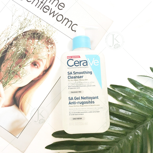 Sữa Rửa Mặt Sạch Sâu, Dịu Nhẹ Cerave SA Smoothing Cleanser (Bản Pháp) 236ml