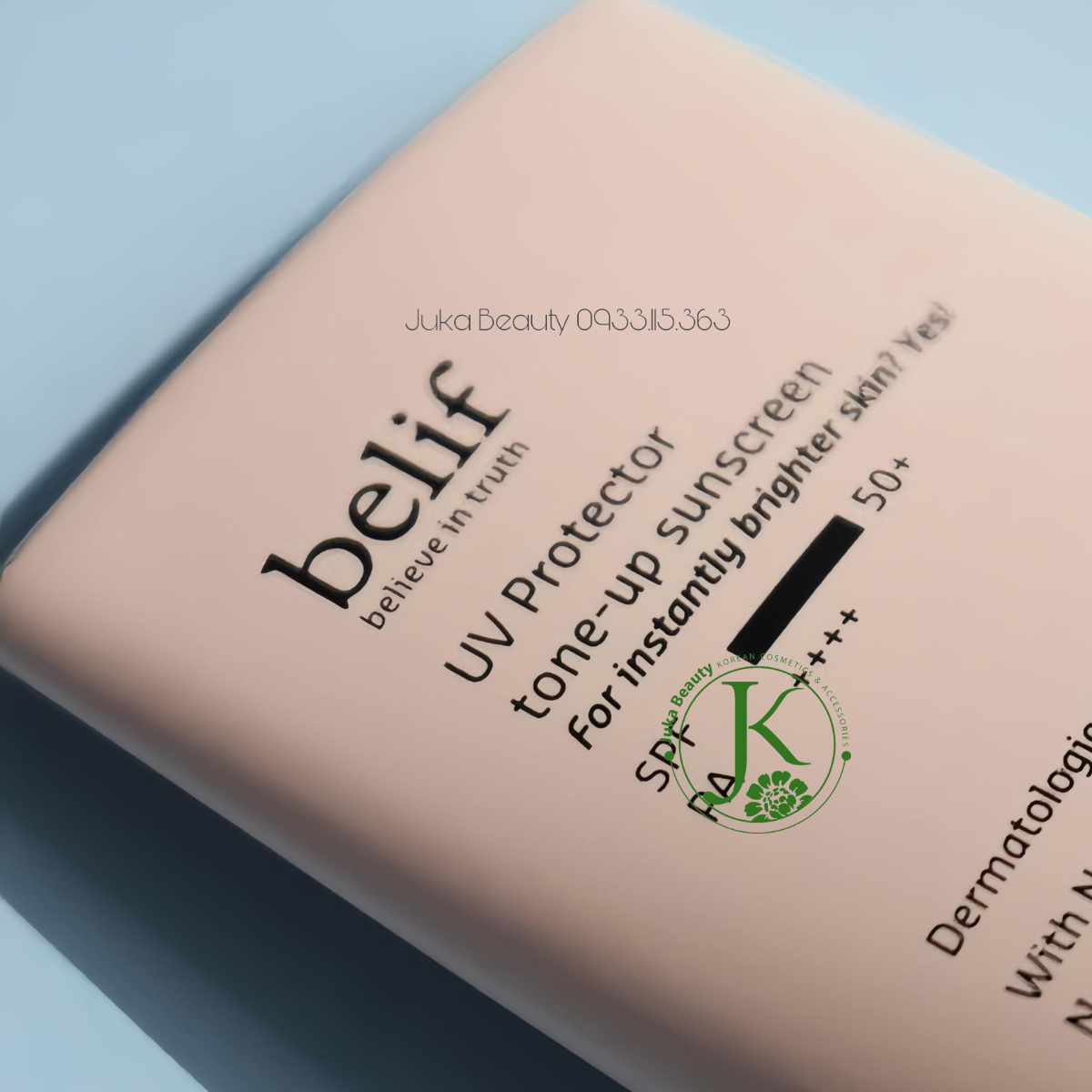 Kem Chống Nắng Nâng Tone Trắng Hồng Belif UV Protector Tone Up Sunscreen SPF50+ Pa++++ 50ml