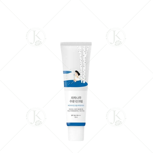 (XANH DƯƠNG) Kem Chống Nắng Dưỡng ẩm Round Lab Birch Juice Moisturizing Sunscreen SPF 50+ PA++++ 50ml