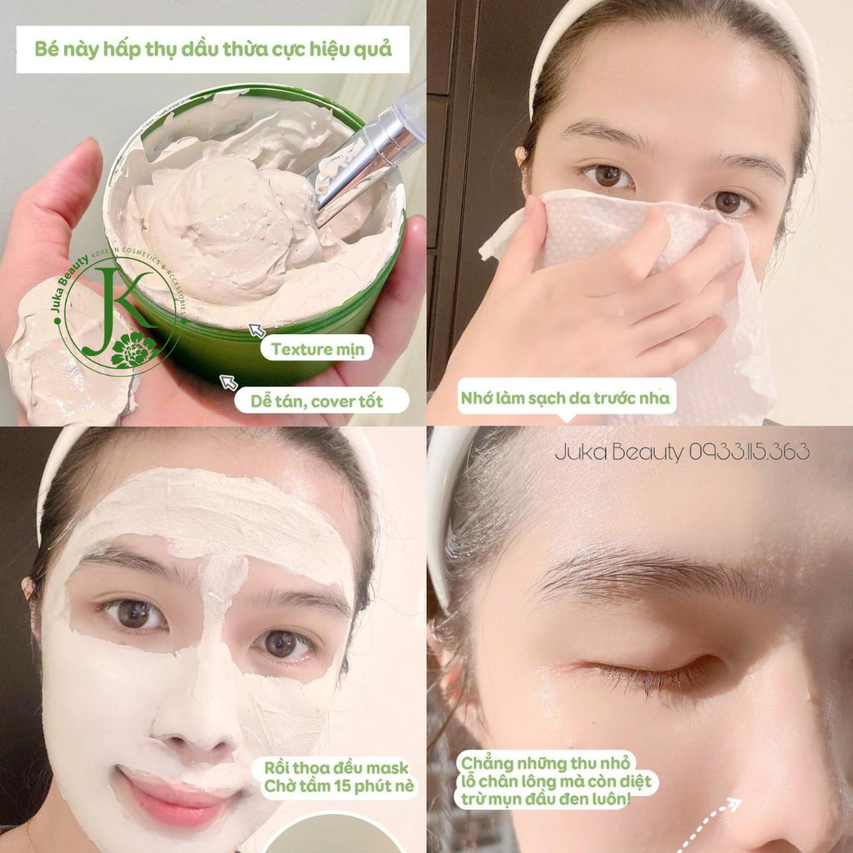 (Mẫu mới) Mặt nạ đất sét kiềm dầu, thu nhỏ lỗ chân lông Some By Mi Super Matcha Pore Clean Clay Mask 100g