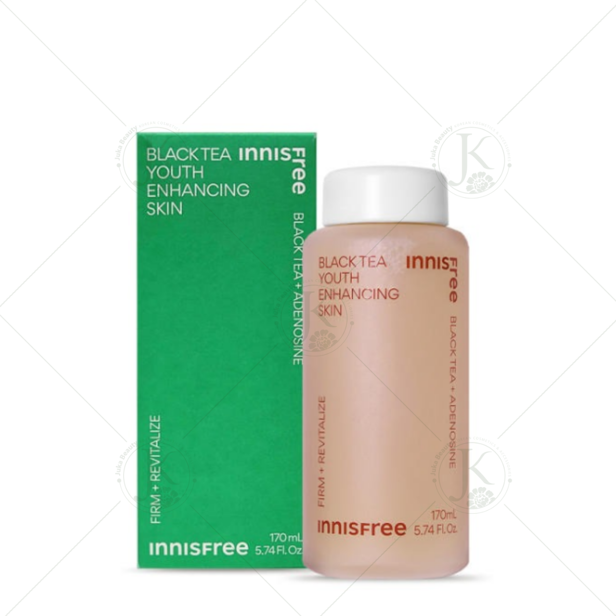 (NEW) Nước Hoa Hồng Dưỡng ẩm Chống Lão Hóa, Phục Hồi Da Innisfree Black Tea Youth Enhancing Skin 170mL