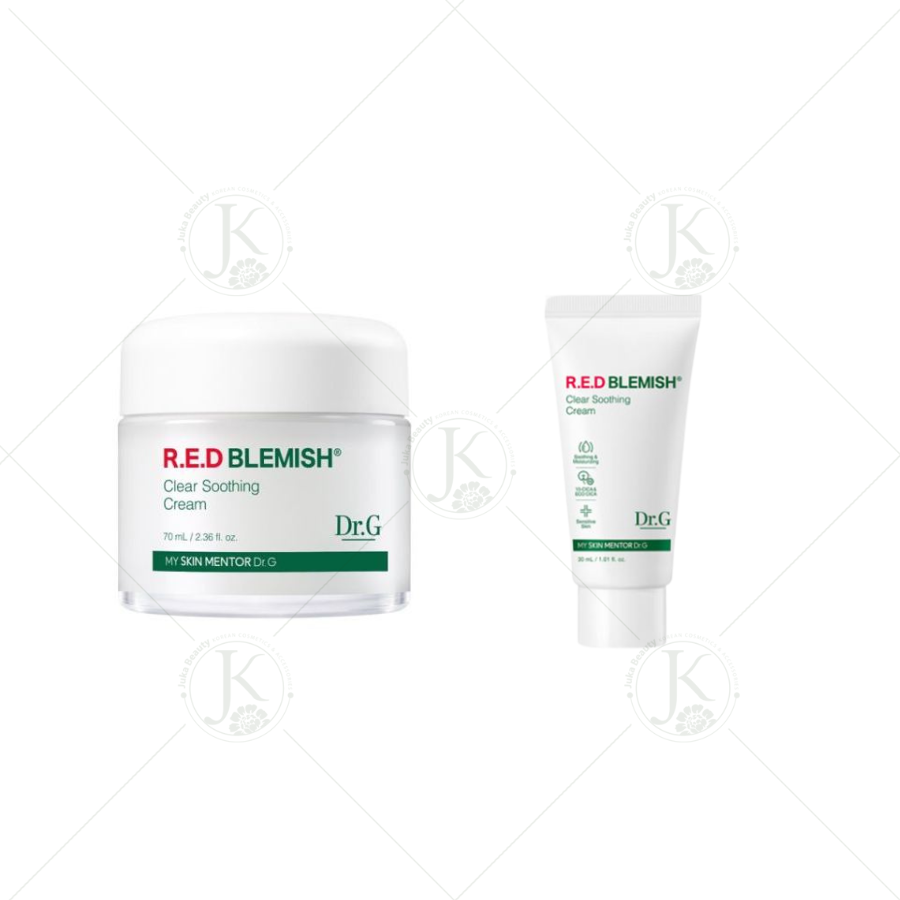 (Mẫu mới) Kem Dưỡng ẩm Làm Dịu, Phục Hồi Da DR.G R.E.D Blemish Clear Soothing Cream 70ml