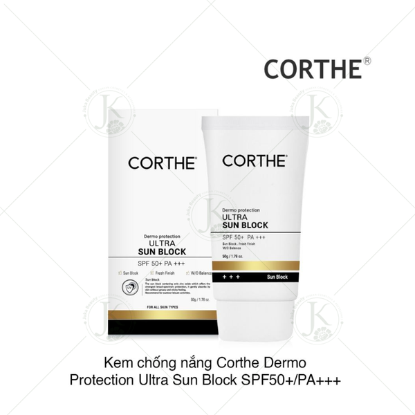 Kem Chống Nắng Kiềm Dầu Corthe Dermo Protection Ultra Sun Block SPF50+ PA+++ 50g