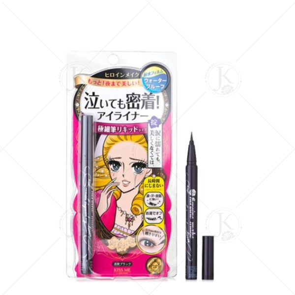 Bút Kẻ Mắt Nước Nét Mảnh, Lâu Trôi Kiss Me Heroine Make Smooth Liquid Eyeliner 0.4ml