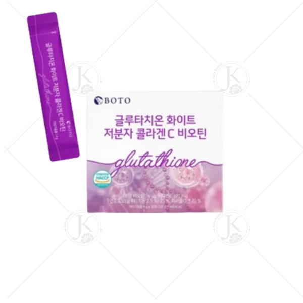  [MÀU TÍM] Bột Uống Truyền Trắng Boto Collagen Glutathione 4gx30 Gói 