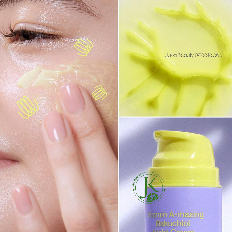 Kem Dưỡng Da Ban Đêm Phục Hồi Da By Wishtrend Vitamin A - Mazing Bakuchiol Night Cream 30g