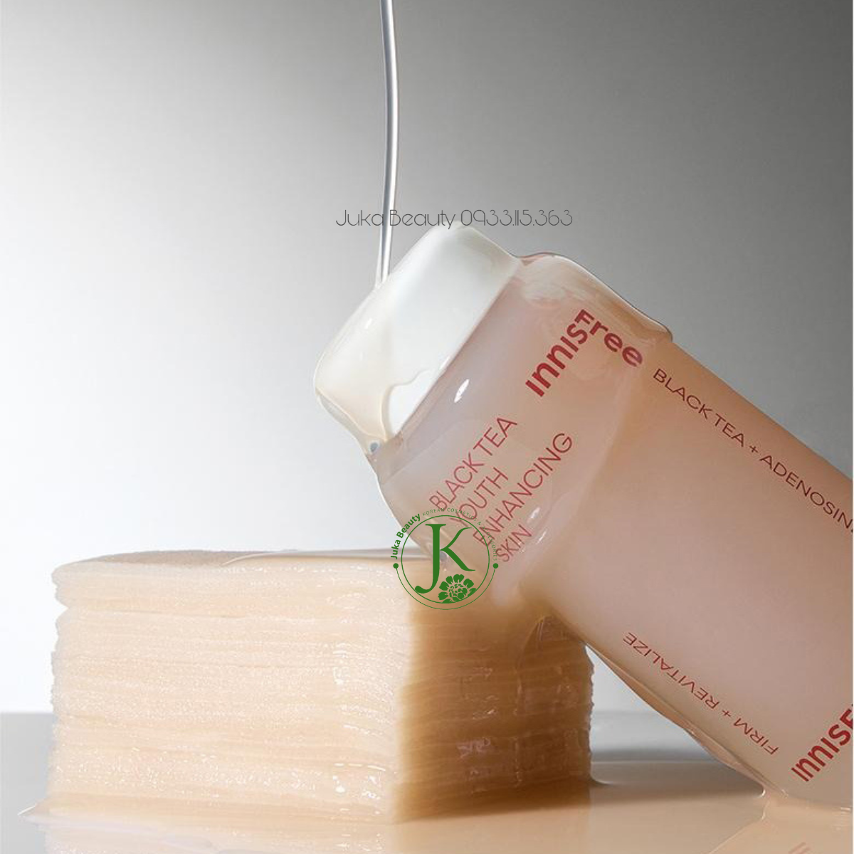 (NEW) Nước Hoa Hồng Dưỡng ẩm Chống Lão Hóa, Phục Hồi Da Innisfree Black Tea Youth Enhancing Skin 170mL