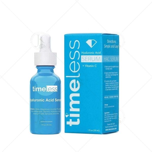 Tinh Chất Cấp ẩm Làm Sáng Da Timeless Hyaluronic Acid + Vitamin C 30ml