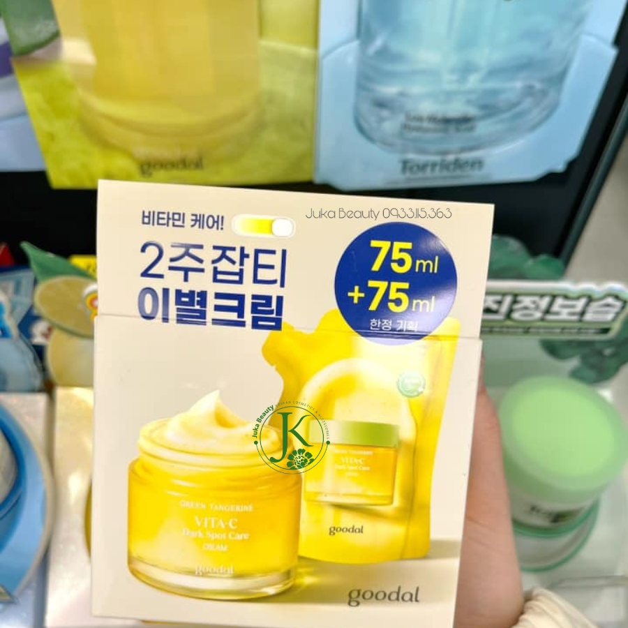 Kem Dưỡng ẩm, Dưỡng Sáng Da Goodal Green Tangerine Vita C Dark Spot Care Cream 50ml