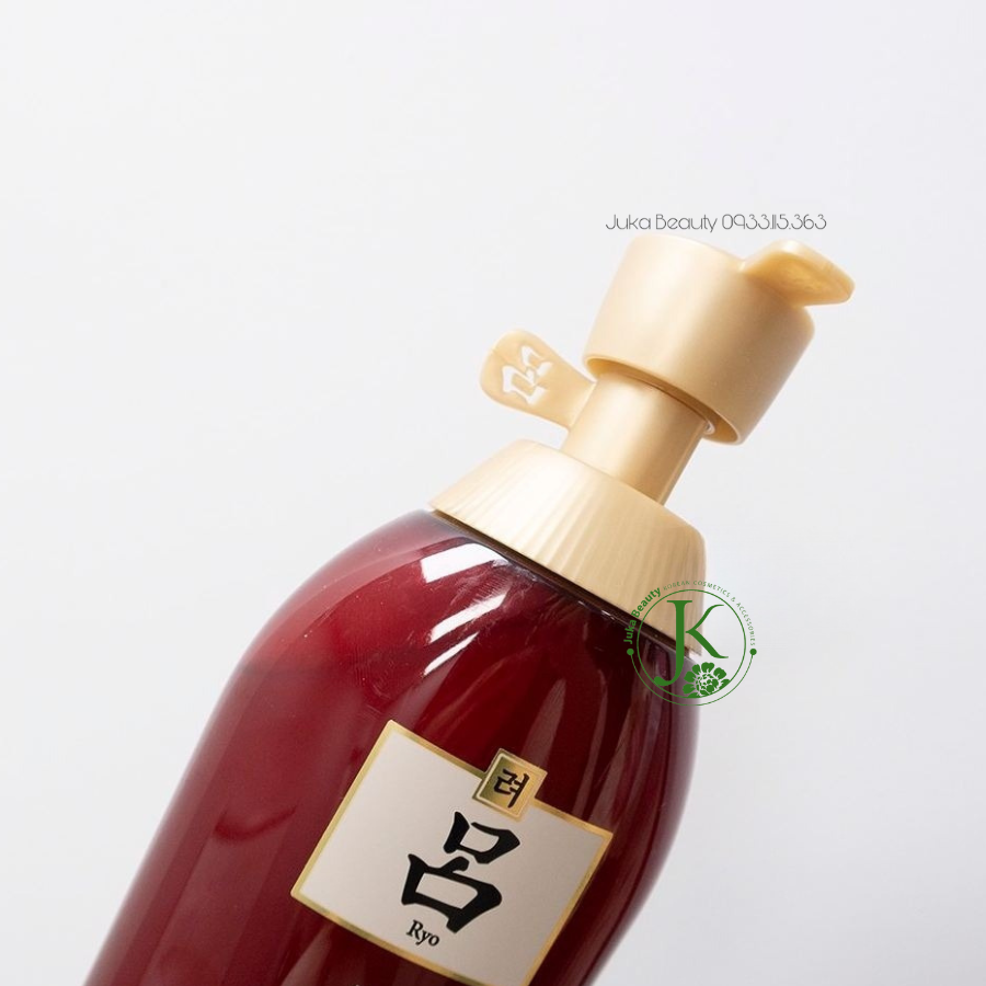 Bộ Gội Xả Thảo Dược Hoàng Cung Phục Hồi Tóc Ryo Damage Care & Nourishing Set 550ml (Đỏ)